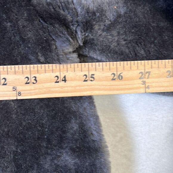 Kerrybrooke Odyna vintage retro faux fur 2 button jacket with hood - Picture 4 of 9